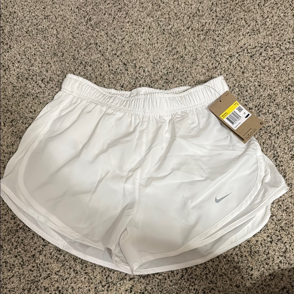 Nike White Athletic Shorts